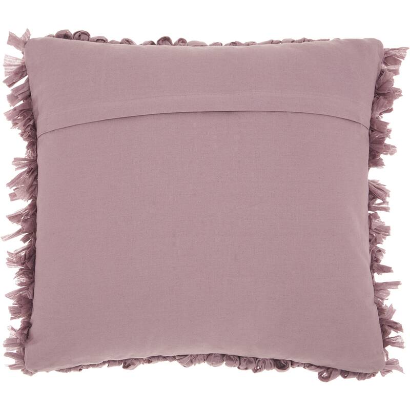 Mina Victory Paper Loop Shag Throw Pillow by Nourison