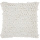 preview thumbnail 7 of 17, Mina Victory Paper Loop Shag Throw Pillow by Nourison