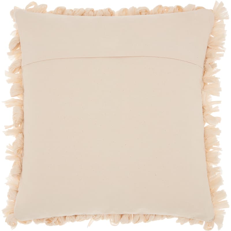 Mina Victory Paper Loop Shag Throw Pillow by Nourison