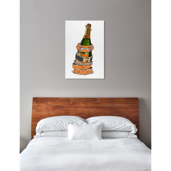 Oliver Gal 'Arm Candy Champagne' Canvas Art, Size: 24 x 36