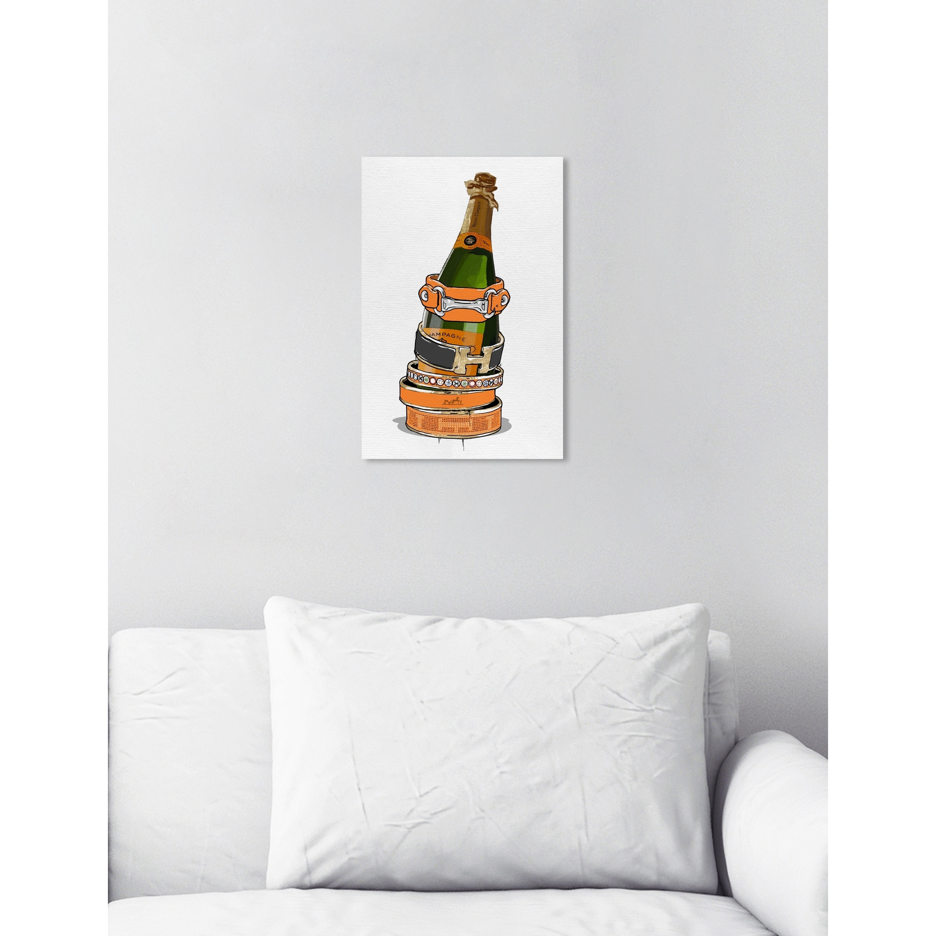 Oliver Gal 'Arm Candy Champagne' Canvas Art, Size: 24 x 36