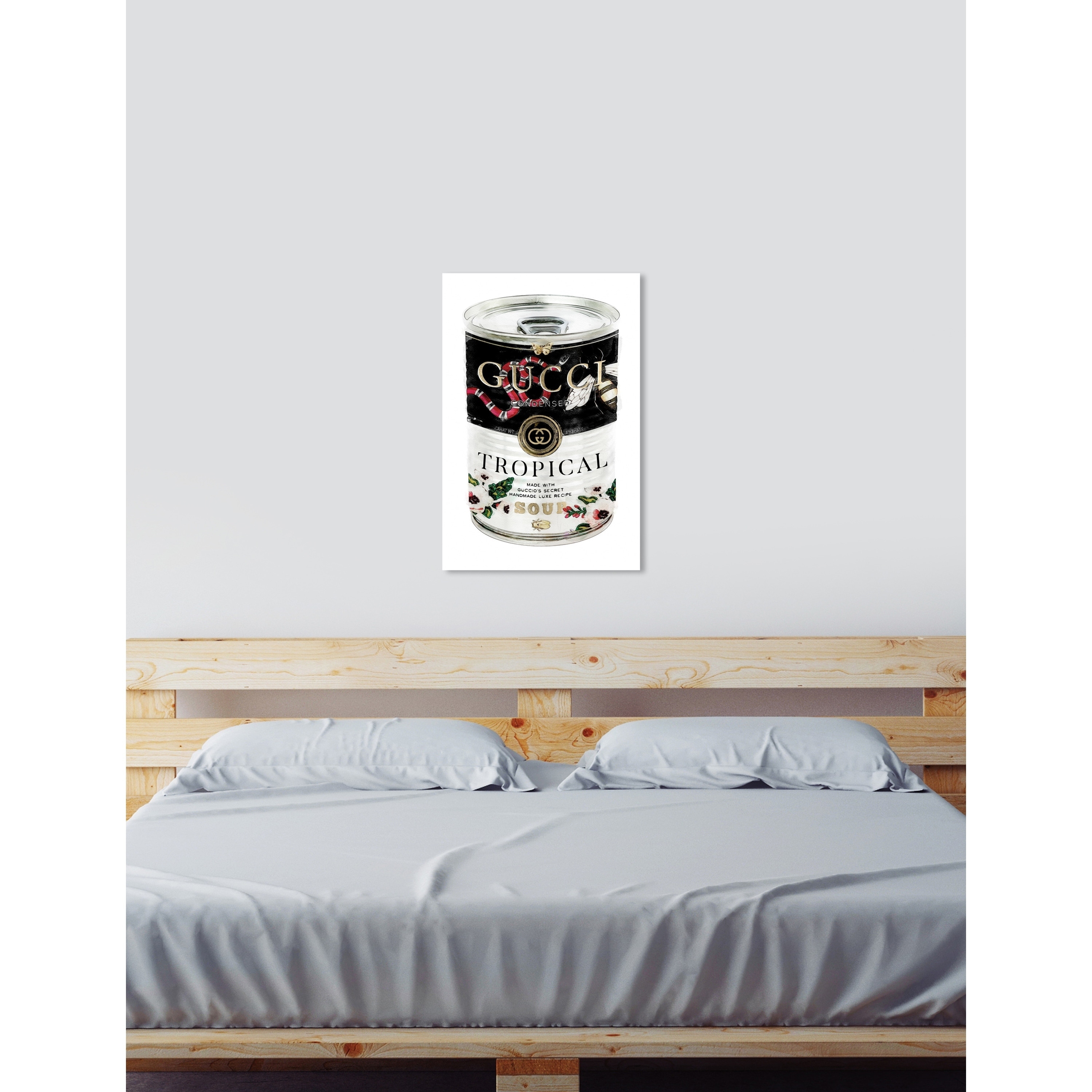 Oliver Gal 'Italian Luxe Soup' Fashion and Glam Wall Art Canvas Print -  Black, White