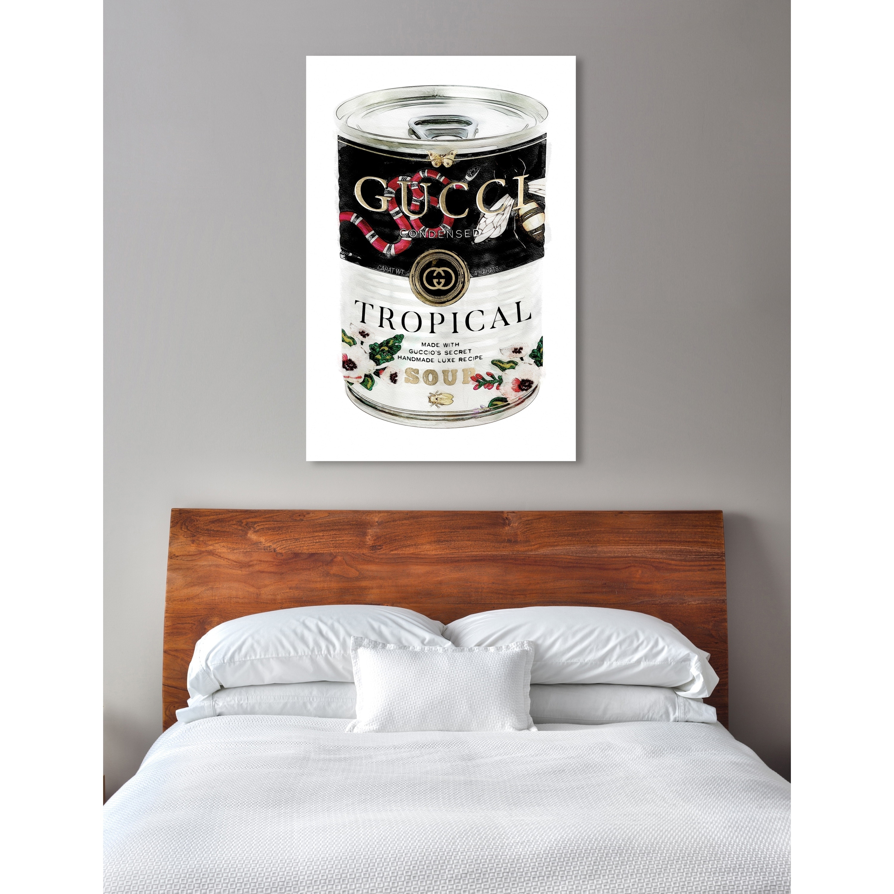  The Oliver Gal Artist Co. Oliver Gal 'Emballeur Navy' Blue  Fashion Wall Art Print Premium Canvas 24 x 16: Posters & Prints