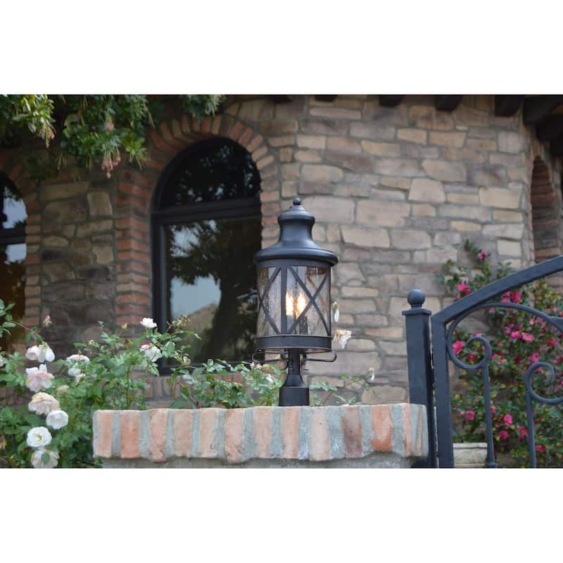 Taysom 3 Light Post Light in Oil Rubbed Bronze