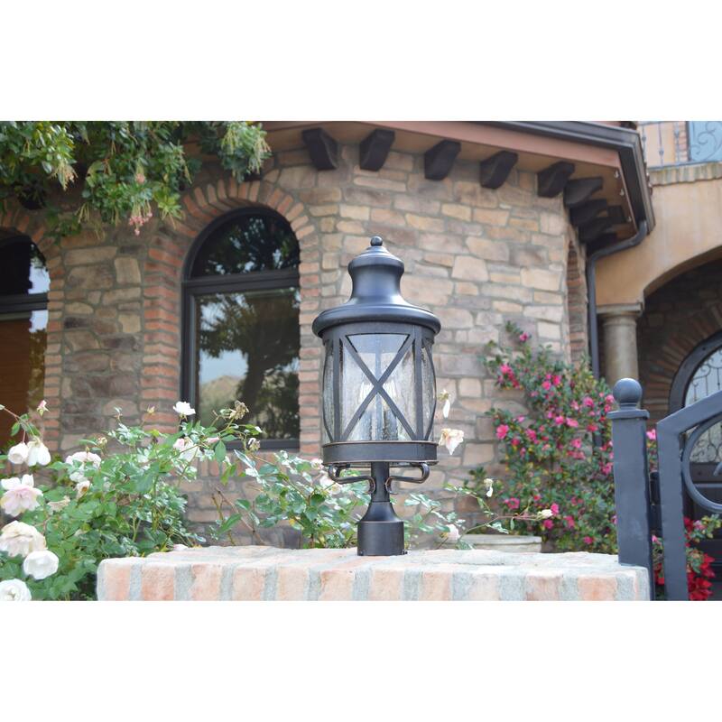Taysom 3 Light Post Light in Oil Rubbed Bronze