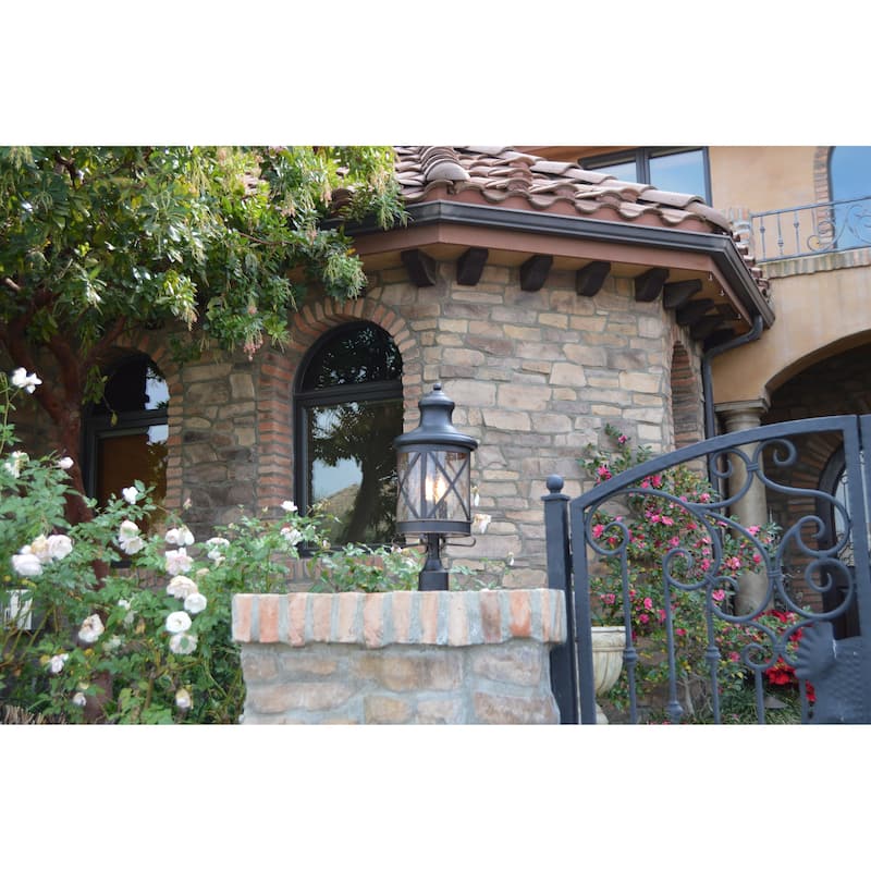 Taysom 3 Light Post Light in Oil Rubbed Bronze