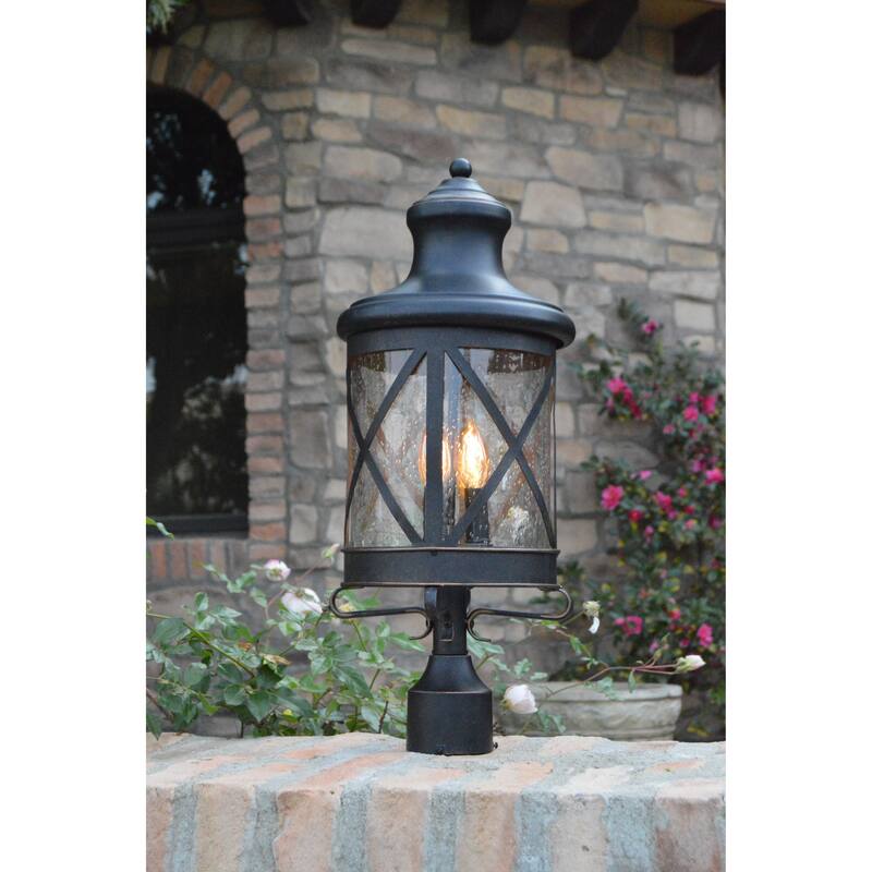 Taysom 3 Light Post Light in Oil Rubbed Bronze