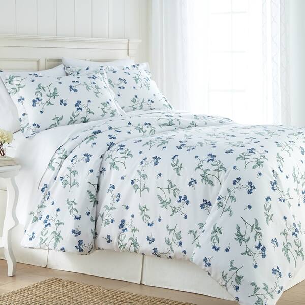 Myosotis Luxury Cotton 3-piece Duvet Cover Set