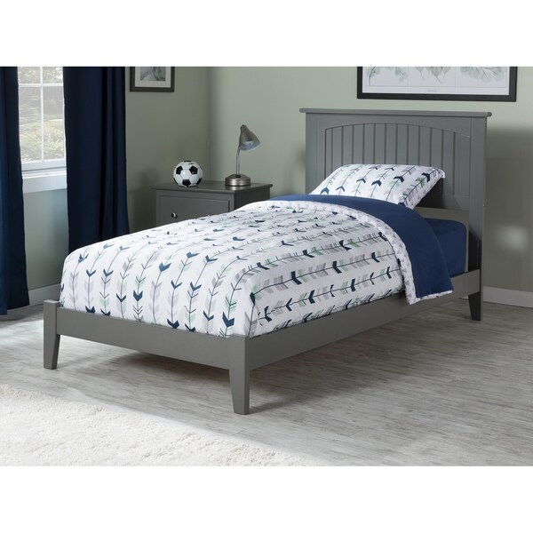 Nantucket Twin Traditional Bed In Atlantic Grey Twin Traditional Bed In Atlantic Grey