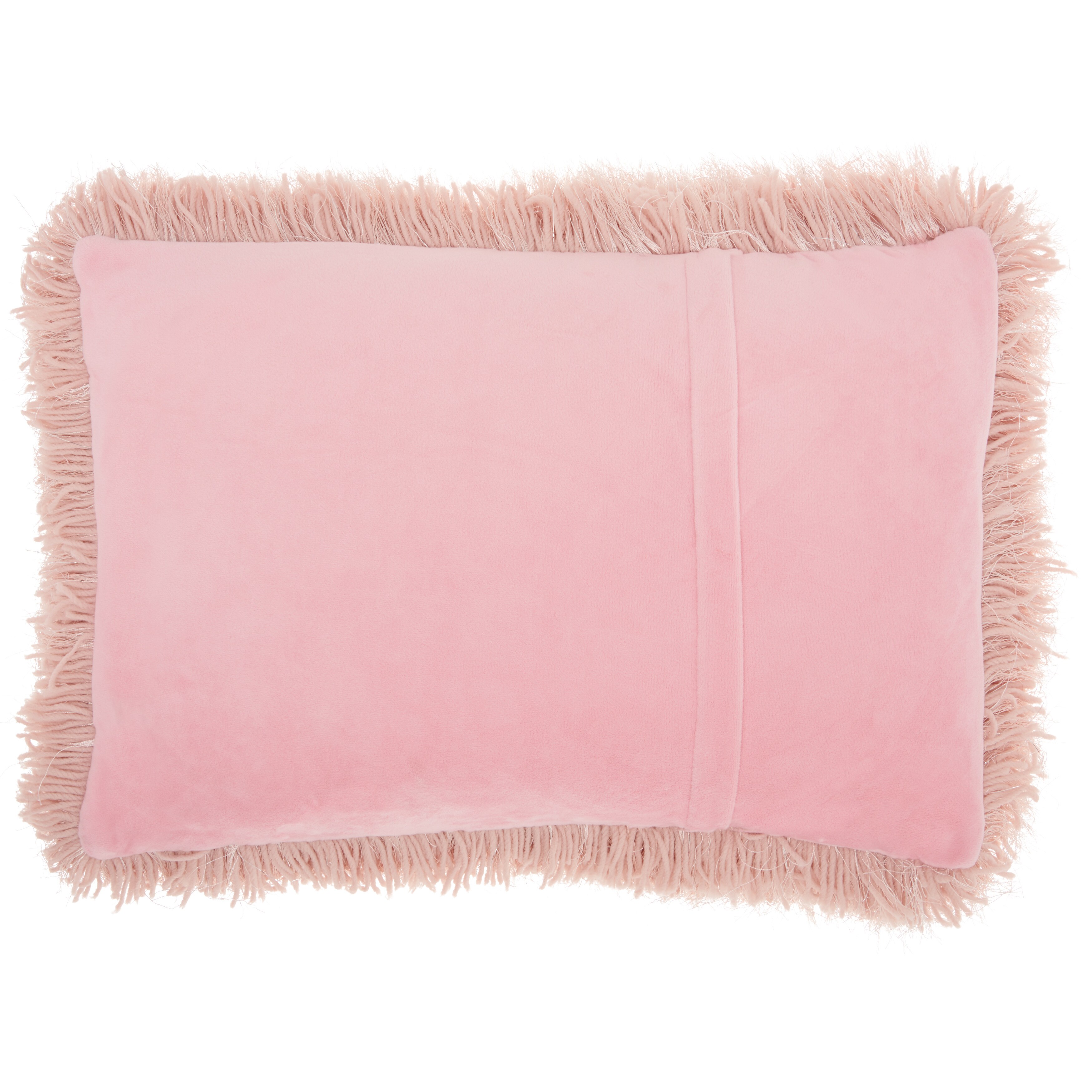 Shimmer shag clearance pillow