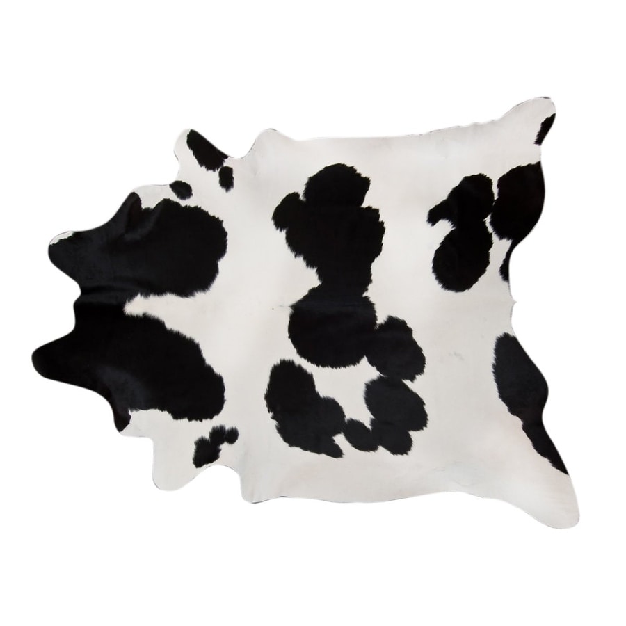 Shop Pergamino Black And White Cowhide Rug Xl N A On Sale