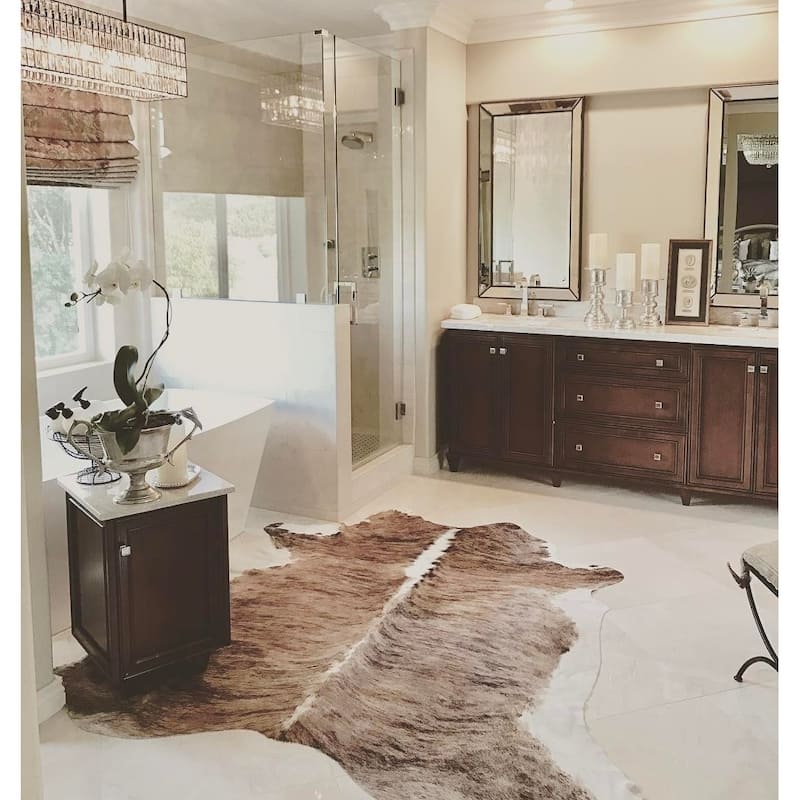 Pergamino Brindle Cowhide Rug XXL