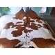 preview thumbnail 2 of 9, Pergamino Brown And White Cowhide Rug