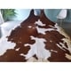 preview thumbnail 5 of 9, Pergamino Brown And White Cowhide Rug