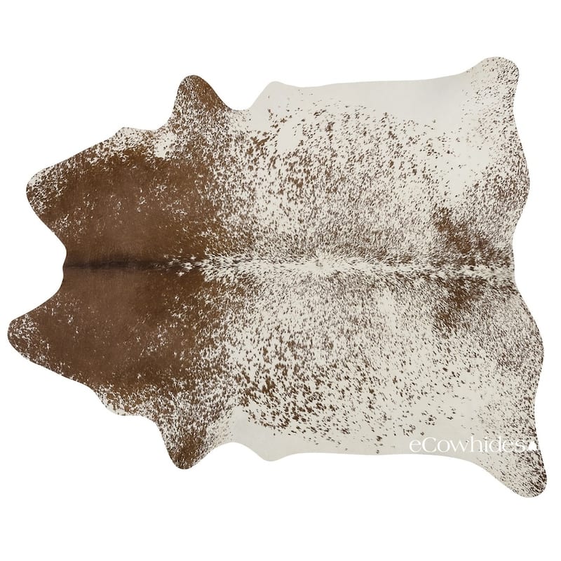 Pergamino Black Speckles Cowhide Rug