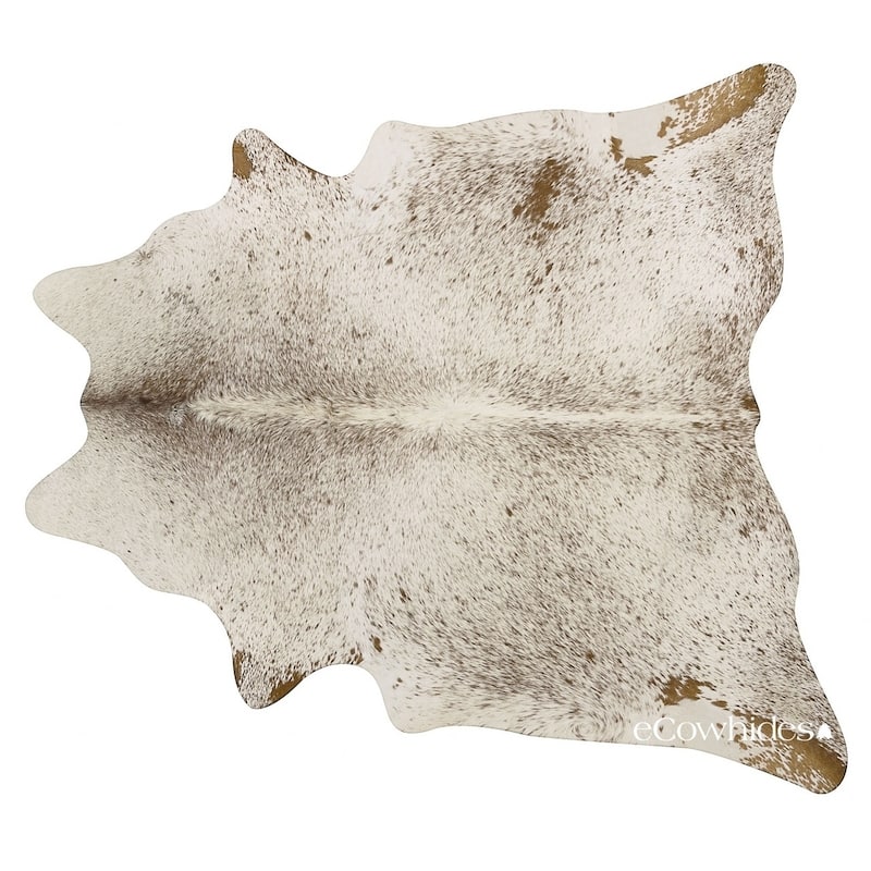 Pergamino Black Speckles Cowhide Rug