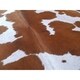 preview thumbnail 11 of 9, Pergamino Brown And White Cowhide Rug
