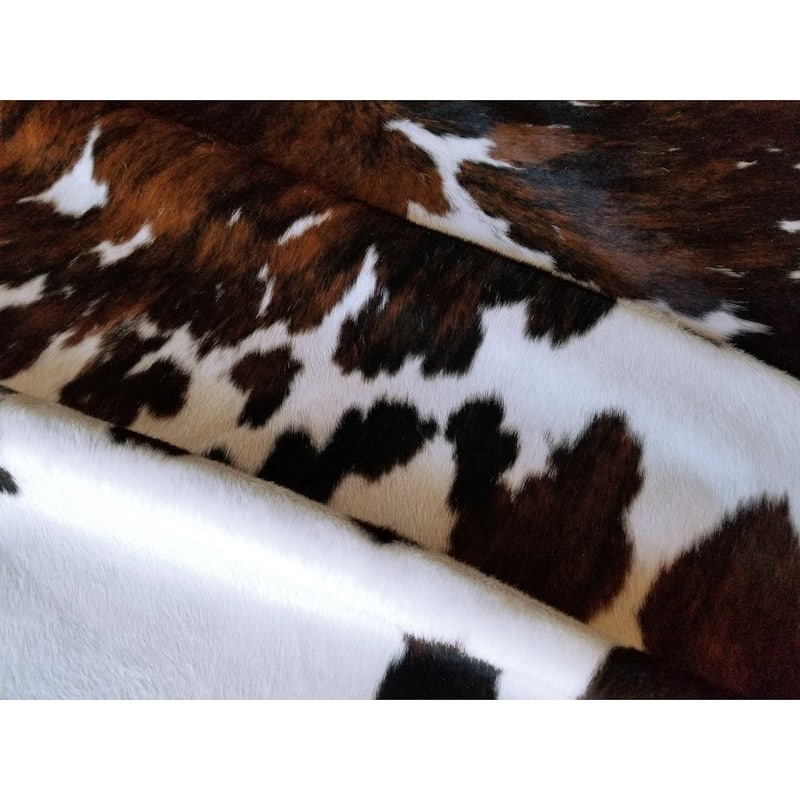 Pergamino Tricolor Exoctic Cowhide Rug
