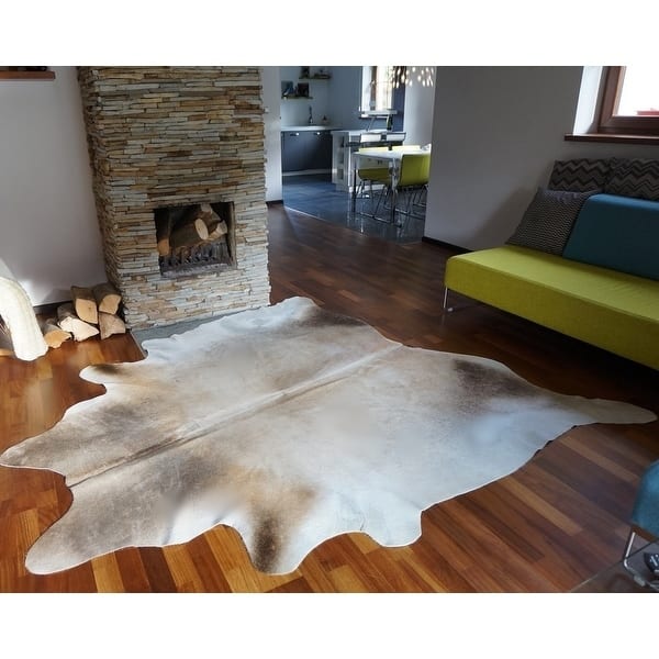 Pergamino Grey Palomino Cowhide Rug
