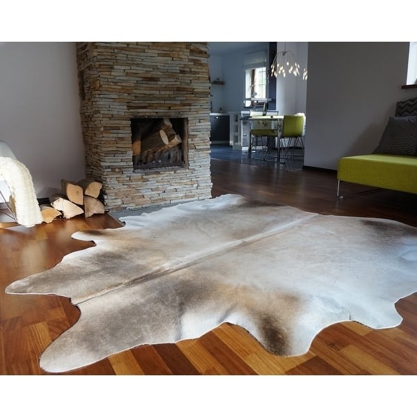 Pergamino Grey Palomino Cowhide Rug
