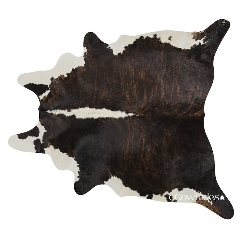 Pergamino Brindle Backbone Cowhide Rug