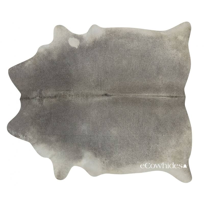 Pergamino Grey Genuine Cowhide Rug