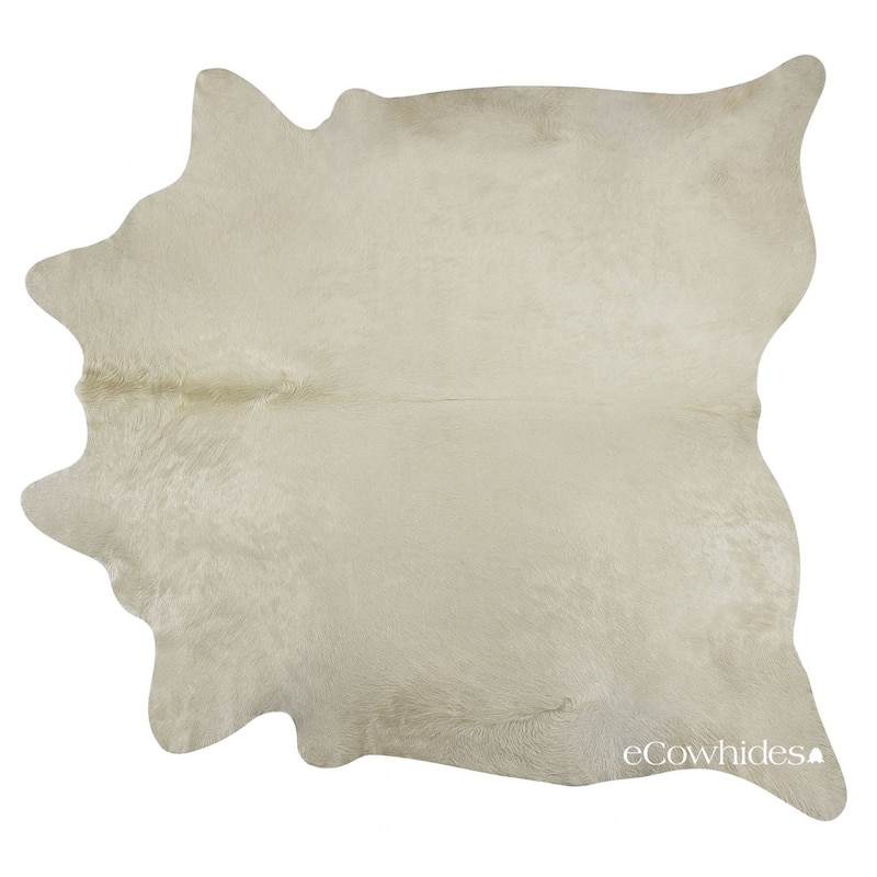 Pergamino White Cowhide Rug XL