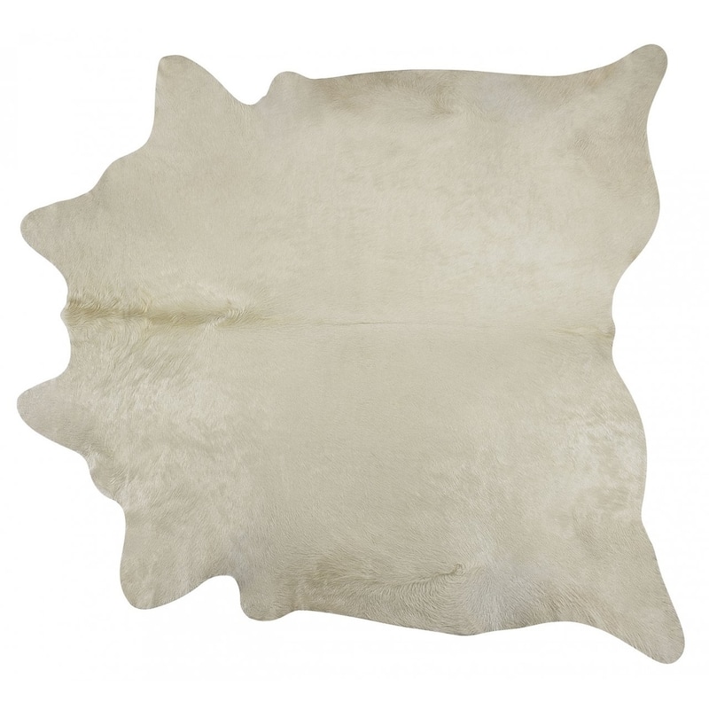 Pergamino White Cowhide Rug XL