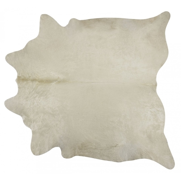 Shop Pergamino White Cowhide Rug Large - Free Shipping Today ...