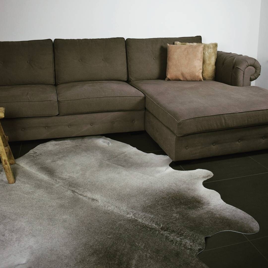 Shop Pergamino Grey Cowhide Rug Xxlarge Overstock 19869000