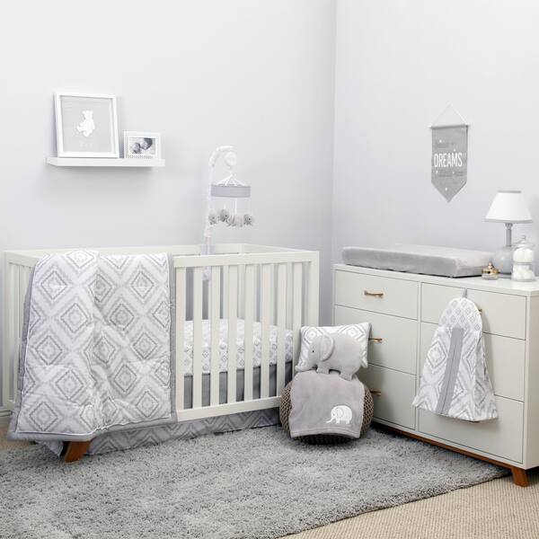 Grey Nojo Dreamer Crib Bedding Set NoJo The Dreamer Collection 8pc