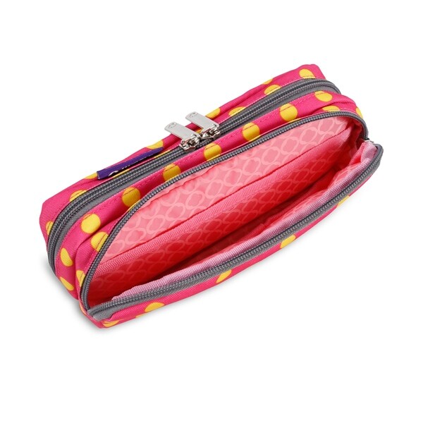 pencil case with buttons