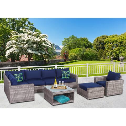 Kensington 8 Piece Olefin Conversation Set