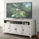 preview thumbnail 1 of 8, Nantucket White TV Stand by Martin Svensson Home - 65 inches