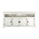 preview thumbnail 5 of 8, Nantucket White TV Stand by Martin Svensson Home - 65 inches