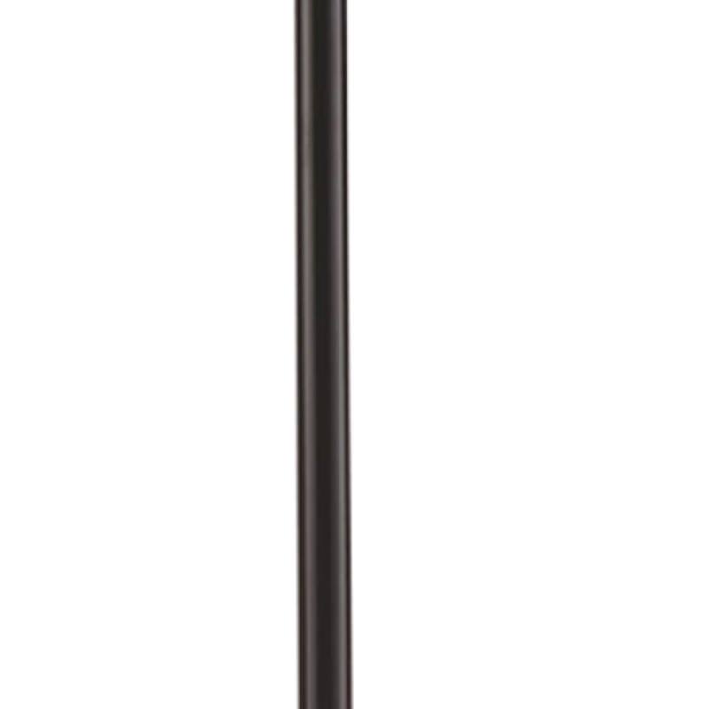 Metal Coat Rack With Umbrella Stand, Black