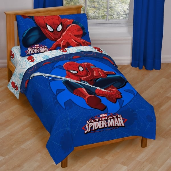 Shop Marvel Spiderman Regulator Toddler Bed Set Free Shipping