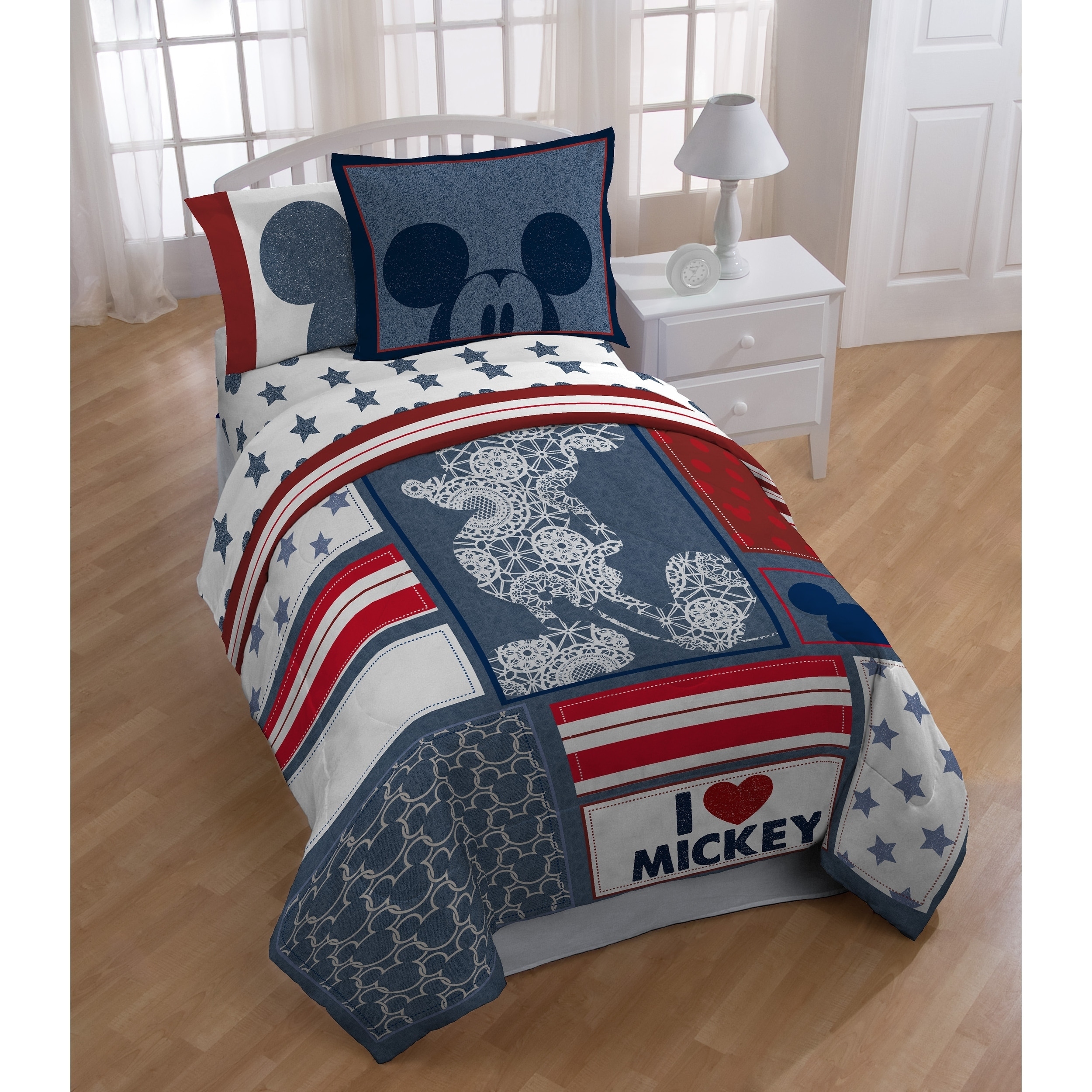 Shop Disney Mickey Mouse Americana 5 Piece Bed In A Bag Set