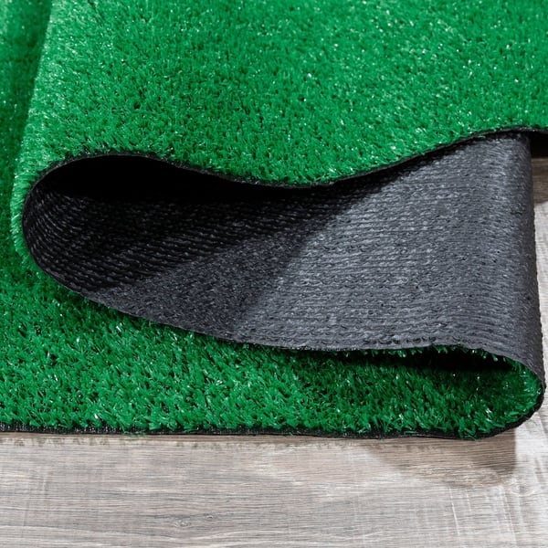 Shop Garden Grass Indoor Outdoor Green Artificial Turf Runner Rug