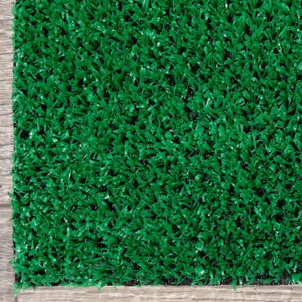 Shop Garden Grass Indoor Outdoor Green Artificial Turf Runner Rug