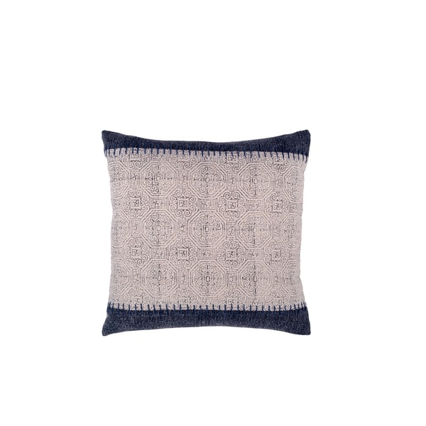 Handmade Jaipur Decorative Pillow - 20" x 20" (India)