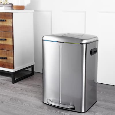 Buy Size 10 14 Gallons Kitchen Trash Cans Online At Overstock