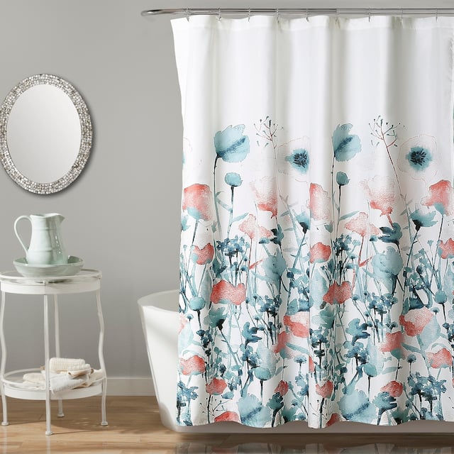 The Curated Nomad Luminet Flora Shower Curtain
