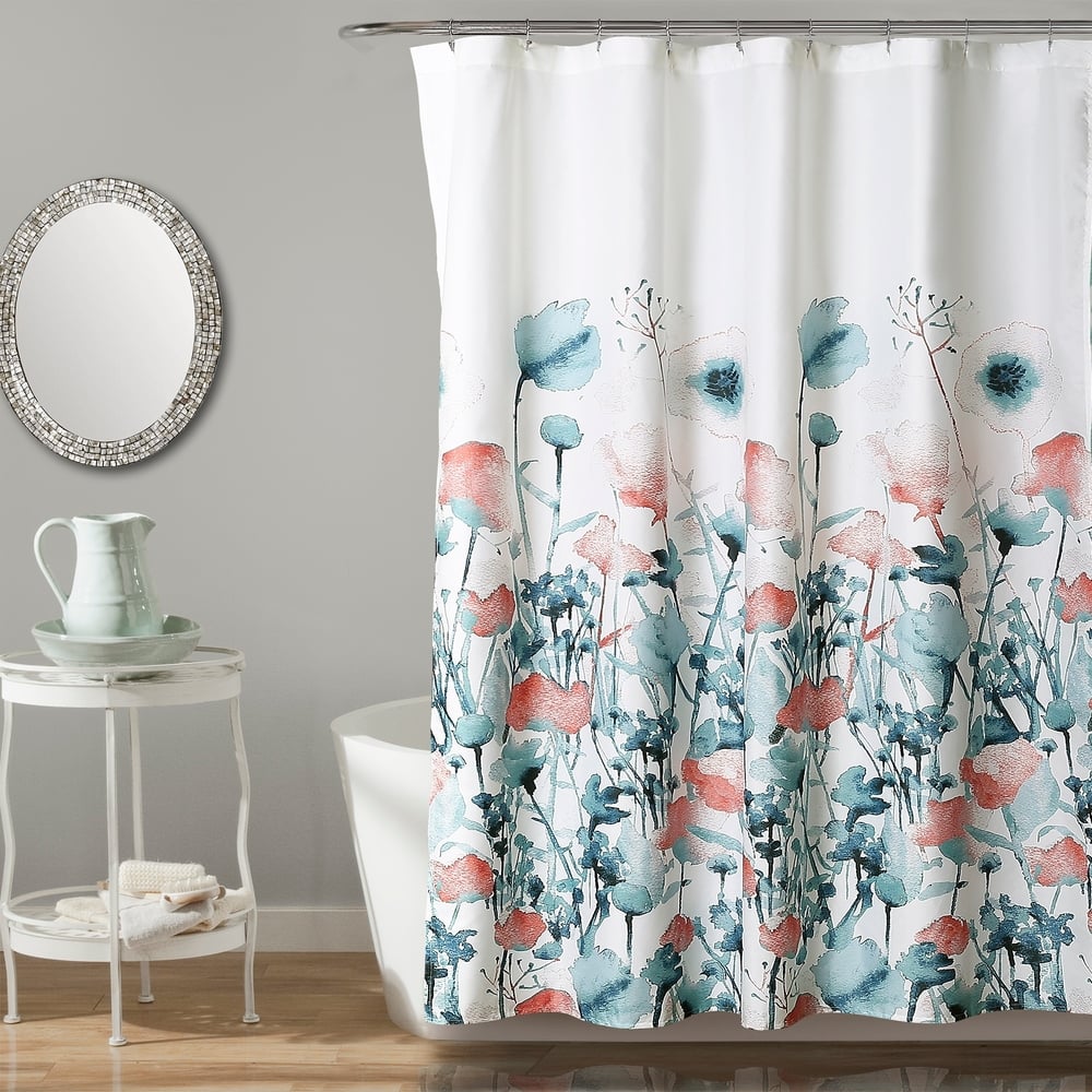The Curated Nomad Luminet Flora Shower Curtain