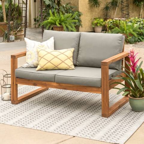 Hudson Acacia Outdoor Love Seat