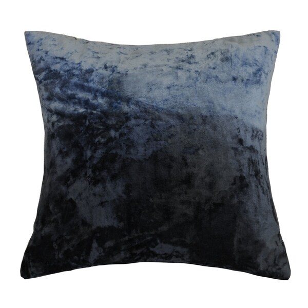AM Home Ombre Viscose Velvet Pillow , Feather Insert