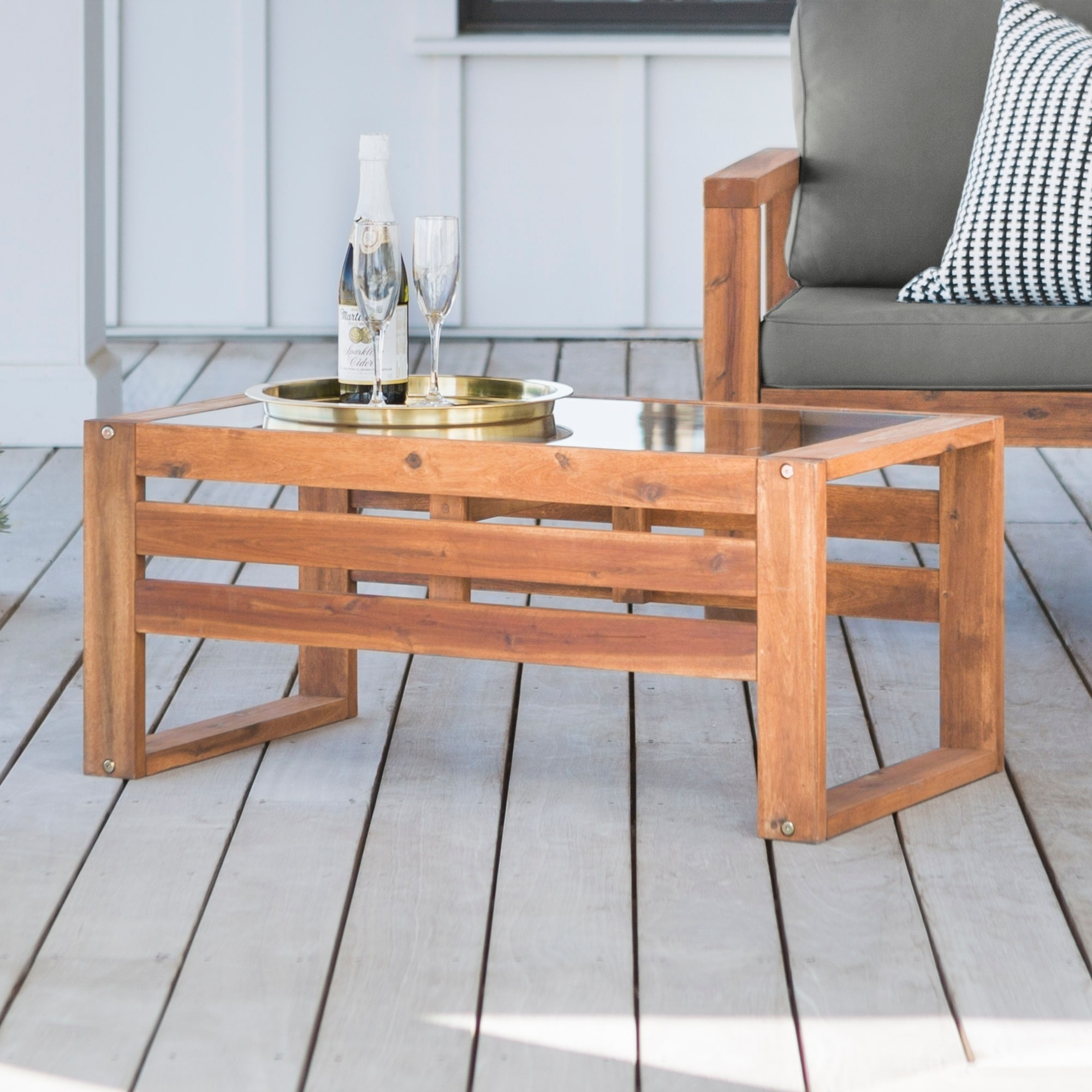 Hudson Acacia Outdoor Coffee Table 36 X 20 16h Hudson Acacia Outdoor Coffee Table 36 X 20 16h
