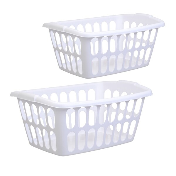 rectangular laundry hamper with lid