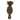 Royal Designs Trendy Resort Pineapple Lamp Finial for Lamp Shade- Antique Brass