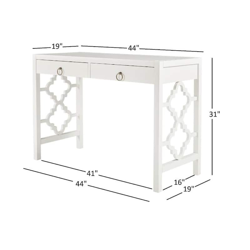 Andi 2-Drawer Writing Desk by iNSPIRE Q Classic